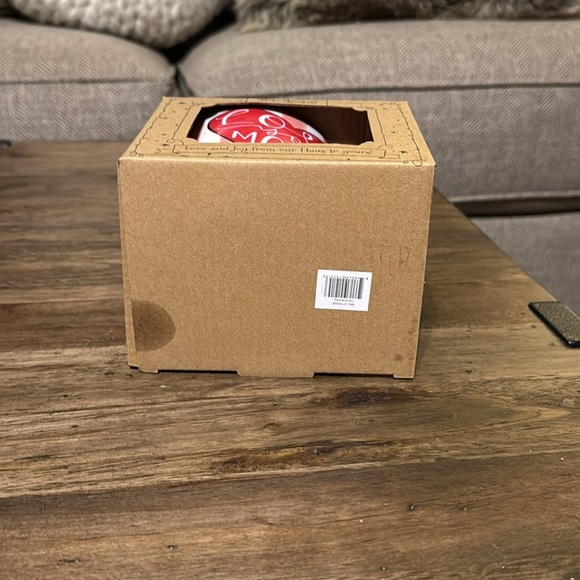 NWT Glory Haus Red/White Heart Lg Coffee/Tea Mug Cup ‘LOVE YOU MORE’ Kalyn Dunks - Picture 8 of 16